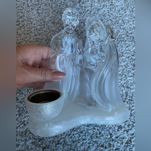 Heritage Mint Northern Lights Collection Holiday Acrylic Ice Sculptures Nativity - Picture 17 of 17